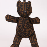 Rare Fendi Zucca Nylon Teddy Bear Tote