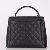 Chanel 2003 Caviar Kelly Top Handle Bag