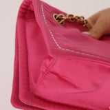Prada Pink Nylon Chain Flap bag