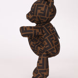Rare Fendi Zucca Nylon Teddy Bear Tote