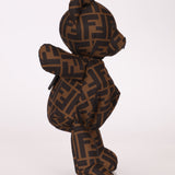 Rare Fendi Zucca Nylon Teddy Bear Tote