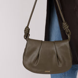 Loewe Olive Calfskin Paseo Flap