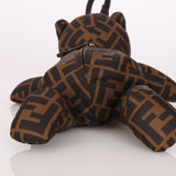 Rare Fendi Zucca Nylon Teddy Bear Tote
