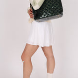 Limited Edition Louis Vuitton Emerald Patent Monogram Fascination Lockit Bag