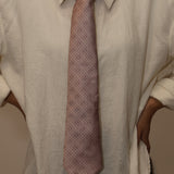 Louis Vuitton Monogram Pink Diamond Silk Tie