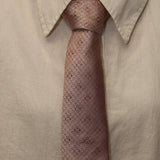 Louis Vuitton Monogram Pink Diamond Silk Tie