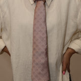 Louis Vuitton Monogram Pink Diamond Silk Tie