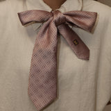 Louis Vuitton Monogram Pink Diamond Silk Tie