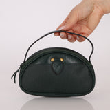 Dior Alpine Green Leather Trotter Mini Pouch