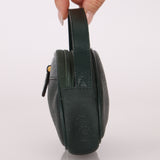 Dior Alpine Green Leather Trotter Mini Pouch