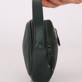 Dior Alpine Green Leather Trotter Mini Pouch