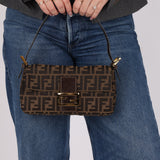 Rare Fendi Zucca Baguette GHW