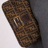Rare Fendi Zucca Baguette GHW