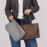 Chanel 2014 Taupe Medium Executive Tote w/ Strap