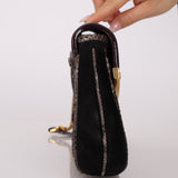 Limited Edition Louis Vuitton Monogram Sauvage Sequin Tiger Clutch