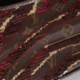 Limited Edition Louis Vuitton Monogram Sauvage Sequin Tiger Clutch