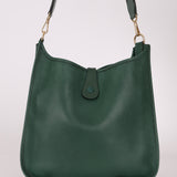 Hermès 1998 Vert Clemence Evelyne GM GHW