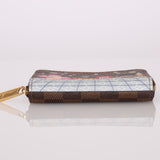 Limited Edition Louis Vuitton 2021 Damier Ebene London Vivienne Short Wallet