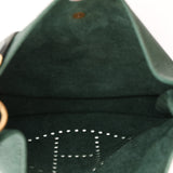 Hermès 1998 Vert Clemence Evelyne GM GHW