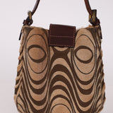 Fendi Ponyhair Mini Baguette Shoulder Bag