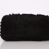 Ultra-Rare Fendi Zucca Rabbit Fur Mini Mamma Baguette