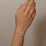Louis Vuitton 18K Pink Mother of Pearl Diamond Color Blossom BB Star Bracelet