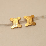 Celine Statement Macadam Clip-On Earrings