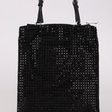 Prada Satin Crystal Embellished Mini Tote