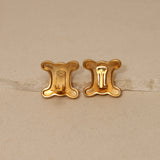 Celine Statement Macadam Clip-On Earrings