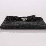 Prada Satin Crystal Embellished Mini Tote