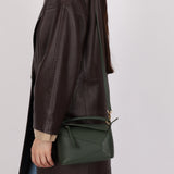 Loewe Vintage Khaki Mini Puzzle Edge Bag
