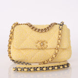 Chanel 19 Tweed Medium Single Flap