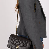 Chanel 1994 Lambskin Small Diana 24K GP