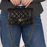 Chanel 1994 Lambskin Small Diana 24K GP