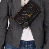Chanel 1994 Lambskin Small Diana 24K GP