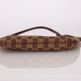 Gucci Chocolate Monogram Canvas Shoulder Bag