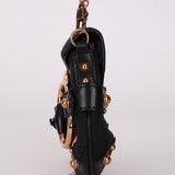 Gucci Monogram Horsebit Web Bamboo Chain Flap RGHW