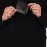 Bottega Veneta Fondant Dual Color Intrecciato Bi-fold Wallet
