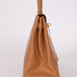 Hermès 1992 Natural Courchevel Retourne Kelly 32 GHW with Strap