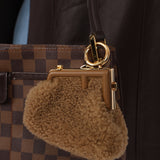 Fendi First Shearling Nano Bag