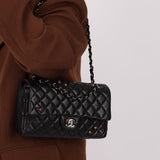 Ultra-Rare Chanel 2011 Lambskin Classic Medium Lady Bug Single Flap