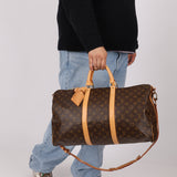 Louis Vuitton Monogram Bandouliere Keepall 50