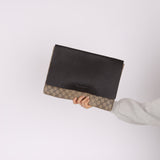 Gucci Coated Canvas Monogram Clutch