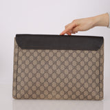 Gucci Coated Canvas Monogram Clutch