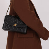 Rare Chanel 1998 Caviar Medium Diana