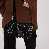 Limited Edition Fendi Sequin Beaded Embellished Baguette