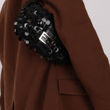 Limited Edition Fendi Sequin Beaded Embellished Baguette