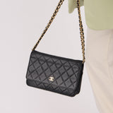 Chanel 2013 Caviar Wallet on Chain