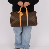 Louis Vuitton Monogram Bandouliere Keepall 50