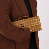Limited Edition Bottega Veneta Suede & Lambskin Andiamo Top Handle